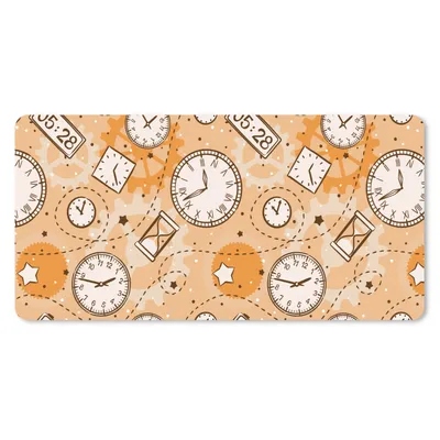 Produktbild von MuchoWow® Mauspad Mousepad Muster - Uhr - Sanduhr 60x30 cm - Mousepads - Maus Mat - Pad - Mausunterlage - Nachhaltig