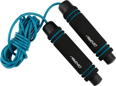Produktbild von Springseil Avento mit Foam Griffen – verstellbar, Schwarz/Blau