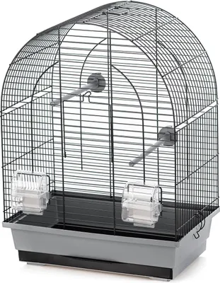 Produktbild von Duvo+ Vogelkäfig Lusi 1 grau/schwarz