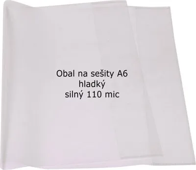 Produktbild von Obal na zošity A6, priehľadný, 110mic
