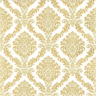 Produktbild von RP 12 Airlaid Servietten Elegant gold - Muster gold 40x40cm