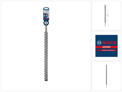 Obrázek produktu pro Bosch Expert SDS plus-7X, Rotační kladivo, Hammer drill bit, 2,5 cm, 1000 mm, Betonový, Kámen, 95 cm