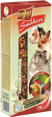 Imagen del producto de Vitapol zvp-1113, Snack, 135 g, para cobayas, hámsteres, ratones y conejos