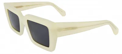 Zdjęcie produktu dla Okulary przeciwsłoneczne damskie Ferragamo SF1108S w kolorze opalowym kości słoniowej 54/21/140