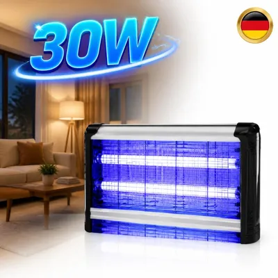 Produktbild von UV-Licht 30W Insektenvernichter Elektrisch Mückenlampe Fliegenfalle Chemiefrei