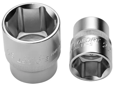 Produktbild von Elofort Sechskant-Steckschlüssel-Einsatz 1/2". ELOFORT-17-S 22 mm