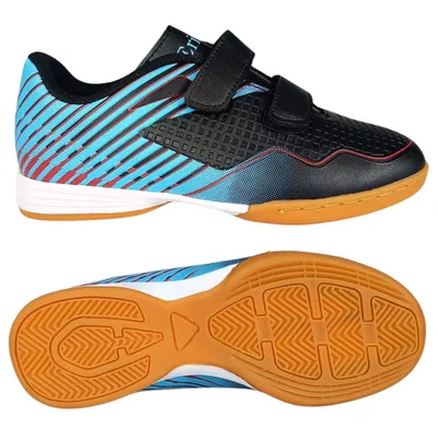 Produktbild von Jungen Hallenschuhe Kinder Fußballschuhe Indoor Sportschuhe in Schwarz Ajos Gr.37