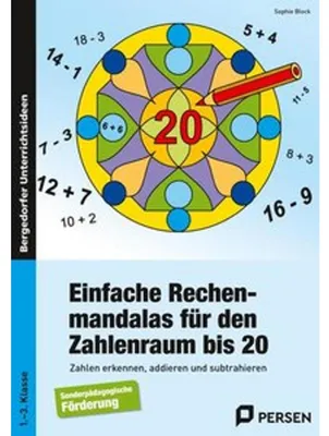 Produktbild von Einfache Rechenmandalas für den Zahlenraum bis 20