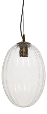 Zdjęcie produktu dla Lampa wisząca Virgina ze szkła teksturowanego