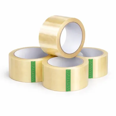 Produktbild von Paketklebeband Transparent 50 mm x 66 m | 4 Rollen Vorratspack leise abrollend | Klebeband für Kartons, Umzug, Lager & Büro