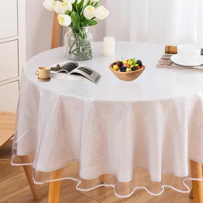 Produktbild von Tischdecke Transparent Rund PVC 140 cm