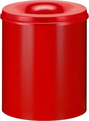 Immagine prodotto di V-Part - Feuerlöschender Papierkorb 80 Liter - Steel   - Rot