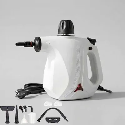 Image de Nettoyeur vapeur portatif - Réservoir de 450 ml - Vapeur à 110°C - Blanc