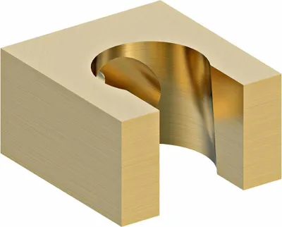 Immagine prodotto di Supporto doccia, angolare oro opaco