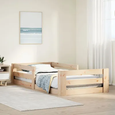 Productafbeelding van Maison Exclusive - Massief houten bed zonder matras, 90x200 cm, van grenenhout