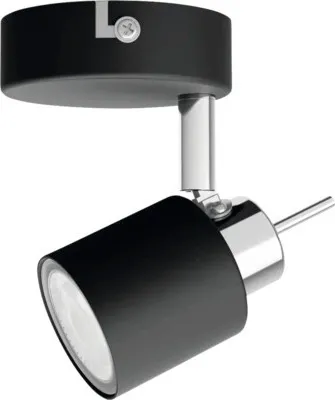 Produktbild von Philips Meranti Decken-/Wandspot, Strahler Oberflächenbeleuchtung, GU10, 1 Glühbirne(n), LED, 220-240 V, Schwarz