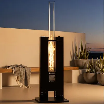 Produktbild von CREATE - FIRE TUBE HEATER - 8,2 kW rauchfreier Pelletofen für den Außenbereich