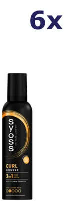 Produktbild von 6x Syoss Mousse 250 ml Curl