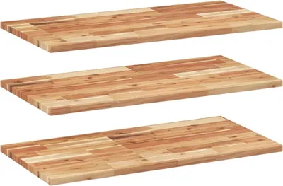 Obrázek produktu pro vidaXL Plovoucí police 3 ks 100x40x2 cm z masivního akátového dřeva ošetřeného olejem