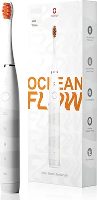 Immagine prodotto di Oclean Flow Spazzolino Elettrico Sonico Ricaricabile 5 Modalità 180 Giorni Autonomia Bianco