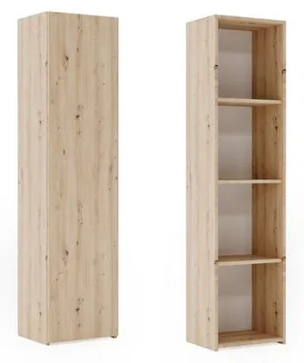 Zdjęcie produktu dla Regał pełny LONI 160x40 cm - kolor Dąb artisan