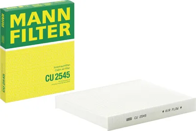 Produktbild von MANN-FILTER CU 2545 Innenraumfilter Pollenfilter für VW POLO (9N)