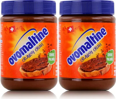 Produktbild von Ovomaltine Crunchy Cream 380g Schoko-Creme Brotaufstrich ohne Palmöl (2er Pack)