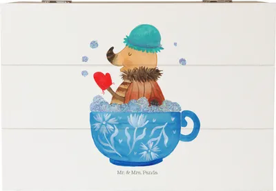 Produktbild von Mr. & Mrs. Panda Schatulle Nachtfalter Schaumbad 22 x 15 cm - Weiß - Geschenk, Baden, Holztruhe, Lustige Sprüche, Badezimmer, truhe holz, Kiste, geschenkkiste, Träumen