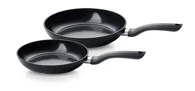 Obrázok produktu pre Sada panvíc Fissler Essential, 2 ks, 24 cm + 28 cm, čierna