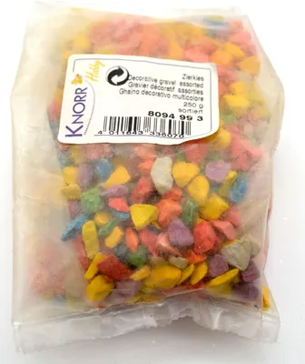 Produktbild von Zierkies  bunt 250 g  Beutel Dekomaterial