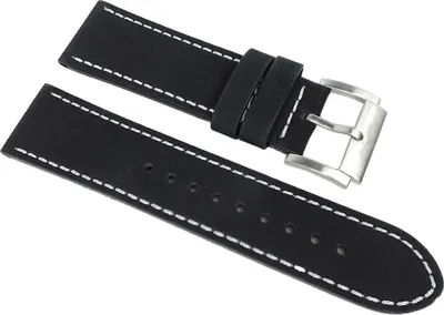 Produktbild von Adora Nautic Multianalog Uhrenarmband 24mm schwarz Leder AN2095 AN2094