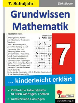 Obrázek produktu pro Grundwissen Mathematik 7. Schuljahr