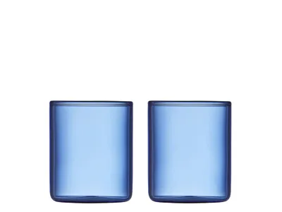 Produktbild von Lyngby Glas Messglas Torino 2er Set, Messbecher, Glas, Blau, 600 ml, 30200