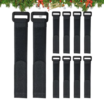 Image de 10 attaches réglables pour couronnes et plantes