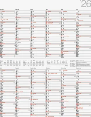 Produktbild von rido/idé 7033665006 | Plakatkalender Mod. Vertikal 2026 | 70
