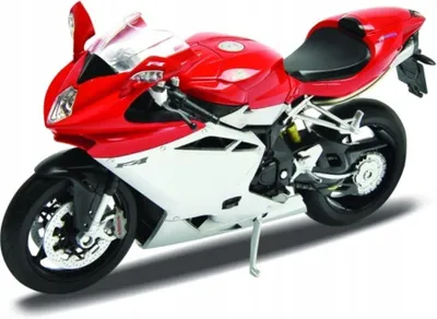 Produktbild von Welly MV Agusta F3 800 Motorrad Modell Rot 1:10