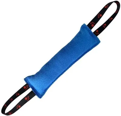 Produktbild von Hundespielzeug für starke Hunde - robuste Trekspielzeug - 2 Griffen - langlebig - leichtes Material - Hundespielboot