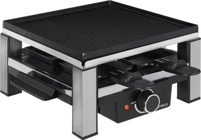 Produktbild von GUTFELS RACLETTE 4010 Raclette | Antihaftbeschichtung | einfache Reinigung | 800 Watt | Edelstahl