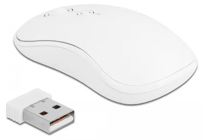 Image de DELOCK USB Tastatur und Maus Set 2,4 GHz kabellos weiß