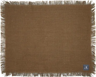 Produktbild von Greengate Leinen Tischset Tabak 50x40cm