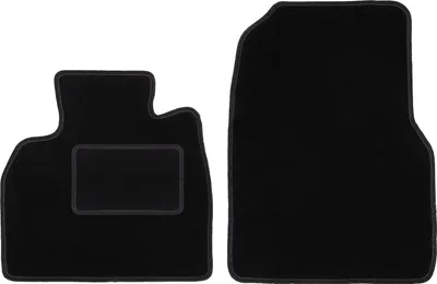 Immagine prodotto di Wielganizator tappetini auto velours anteriori adatto per Renault Grand Espace IV (2002-2014, minivan) neri, set 2 pz, con fissaggi