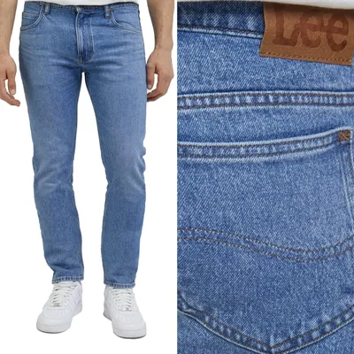 Immagine prodotto di LEE Herren, Jeanshosen, Slim fit RIDER, W33 L34, Blau, Jeans, baggyjeans, buggy