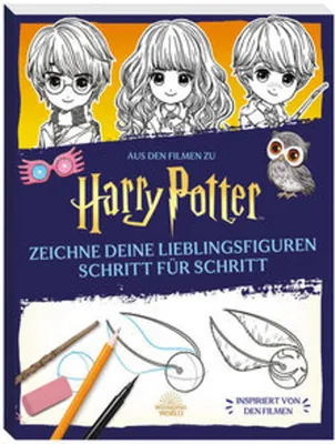 Produktbild von Aus den Filmen zu Harry Potter: Zeichne deine Lieblingsfiguren Schritt für Schritt