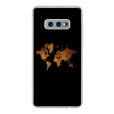 Produktbild von MuchoWow® Handyhülle Schutzhülle Hülle für Samsung Galaxy S10e Weltkarte - Schilf - Karte Silikon Softcase Handy Hülle - Handy