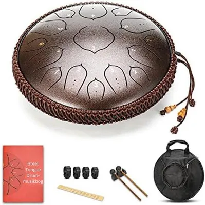 Produktbild von Famanu Steel Tongue Drum - Handpan Trommel - Bronzen