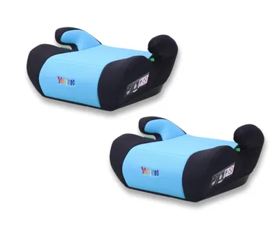 Produktbild von 2x YALION Kindersitzerhöhung Sitzerhöhung Auto Kinder Kinderautositze- Kindersitz Gruppe für Kinder von 125-150CM(ca.6-10Jahren), 3-Punkt-Gurt, ECE R1