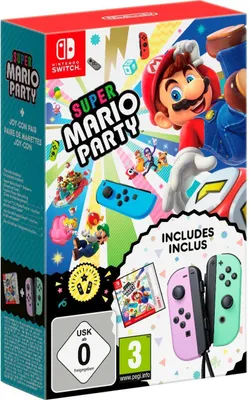 Immagine prodotto di Super Mario Party + Set Joy-Con Nintendo Switch-Spiel