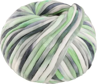 Produktbild von Lana Grossa - Gelato 0013 dunkelgrau hellgrau weiß mint