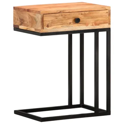 Immagine prodotto di vidaXL Tavolino a forma di U 45x30x61 cm in legno massello di acacia