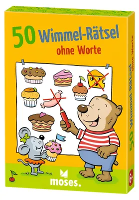 Produktbild von 50 Wimmel-Rätsel ohne Worte – Kartenspiel für Kinder ab 5 Jahren